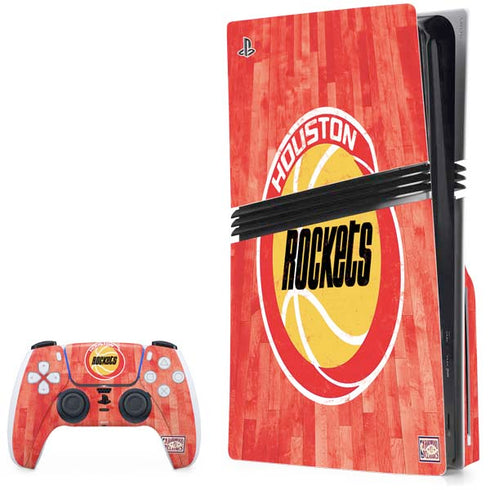 NBA Houston Rockets Hardwood Classics PS5 Pro Disk Bundle Skin