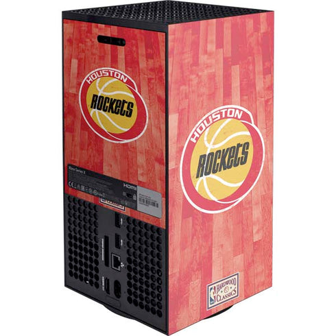 NBA Houston Rockets Hardwood Classics XBox Series X Digital Edition Console Skin