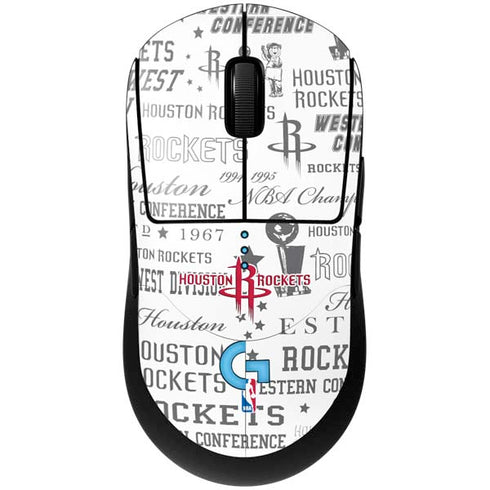 NBA Houston Rockets Historic Blast G Pro Wireless Gaming Mouse Skin