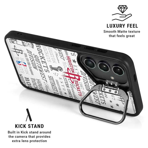 NBA Houston Rockets Historic Blast Galaxy S24 FE Kickstand Case