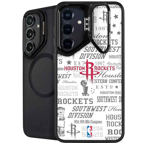 NBA Houston Rockets Historic Blast Galaxy S25 Kickstand Case