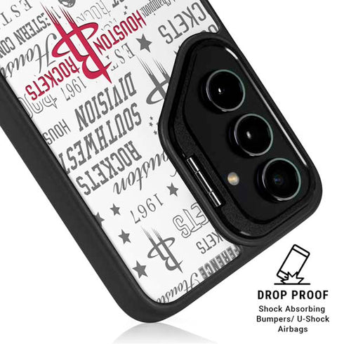 NBA Houston Rockets Historic Blast Galaxy S25 Plus Kickstand Case