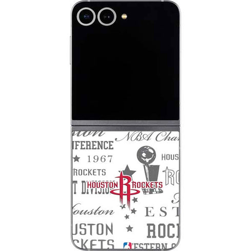 NBA Houston Rockets Historic Blast Galaxy Z Flip6 Skin