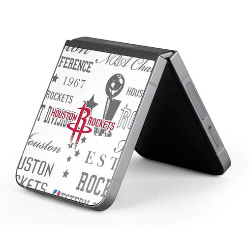 NBA Houston Rockets Historic Blast Galaxy Z Flip6 Skin