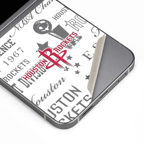 NBA Houston Rockets Historic Blast Galaxy Z Flip6 Skin