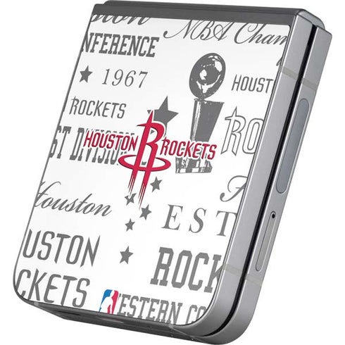 NBA Houston Rockets Historic Blast Galaxy Z Flip6 Skin