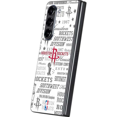 NBA Houston Rockets Historic Blast Galaxy Z Fold5 5G Skin