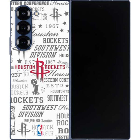 NBA Houston Rockets Historic Blast Galaxy Z Fold6 Skin