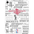 NBA Houston Rockets Historic Blast Apple iPad Mini Skin
