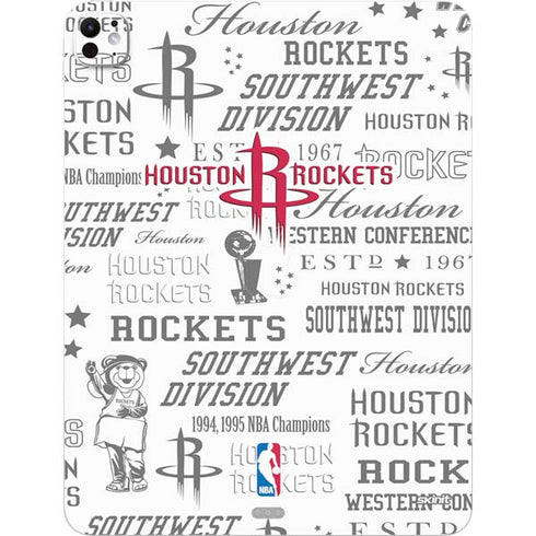 NBA Houston Rockets Historic Blast iPad Pro 13in M4 (2024) Skin