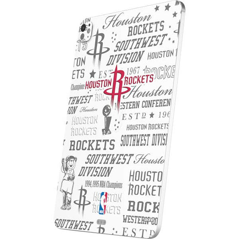 NBA Houston Rockets Historic Blast iPad Pro 13in M4 (2024) Skin