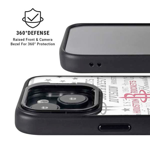 NBA Houston Rockets Historic Blast iPhone 14 Kickstand Case