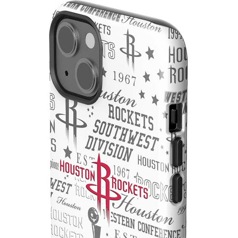 NBA Houston Rockets Historic Blast iPhone 15 Impact Case