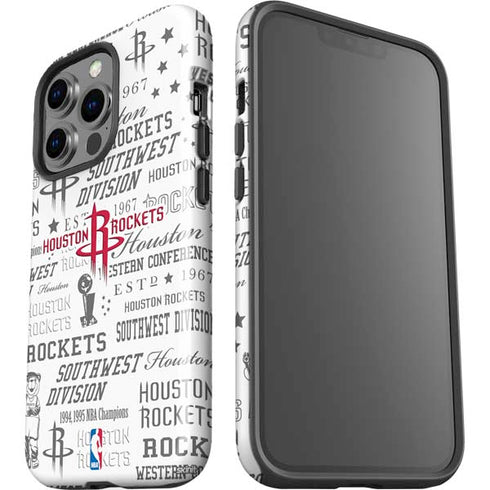 NBA Houston Rockets Historic Blast iPhone 15 Pro Impact Case