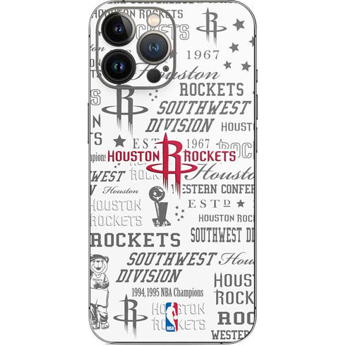 NBA Houston Rockets Historic Blast iPhone 15 Pro Max Skin