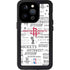 NBA Houston Rockets Historic Blast iPhone 15 Pro Waterproof Case