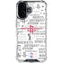 NBA Houston Rockets Historic Blast iPhone 16 Plus Clear Case