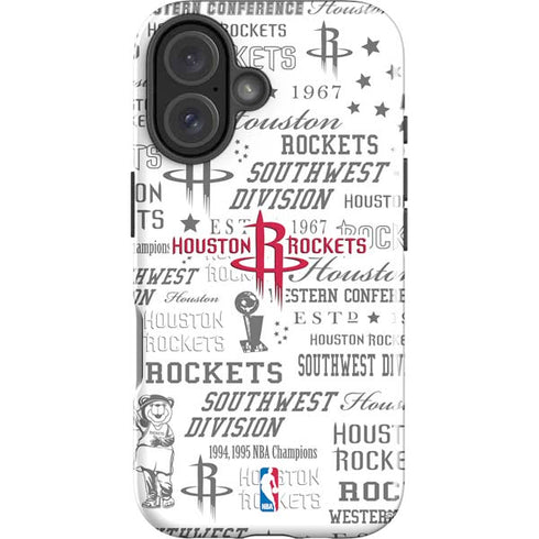 NBA Houston Rockets Historic Blast iPhone 16 Plus Impact Case