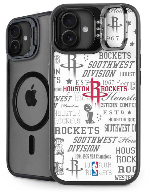 NBA Houston Rockets Historic Blast iPhone 16 Plus Kickstand Case