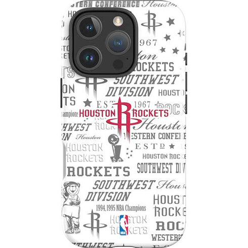 NBA Houston Rockets Historic Blast iPhone 16 Pro Impact Case