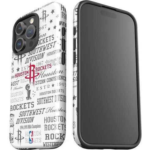NBA Houston Rockets Historic Blast iPhone 16 Pro Impact Case