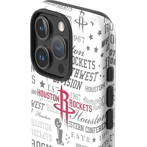 NBA Houston Rockets Historic Blast iPhone 16 Pro Max Impact Case