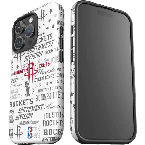 NBA Houston Rockets Historic Blast iPhone 16 Pro Max Impact Case