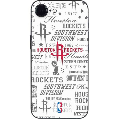 NBA Houston Rockets Historic Blast iPhone 16e Skin