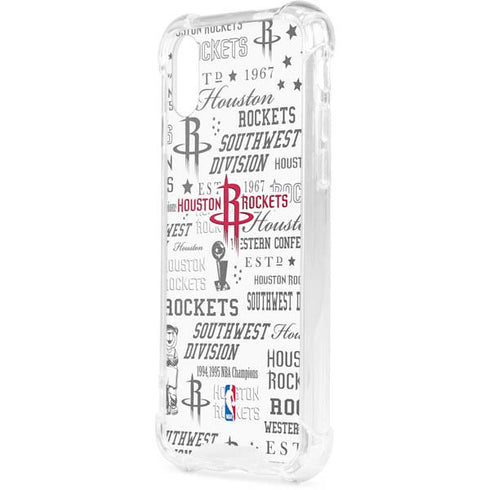 NBA Houston Rockets Historic Blast iPhone XS Clear Case