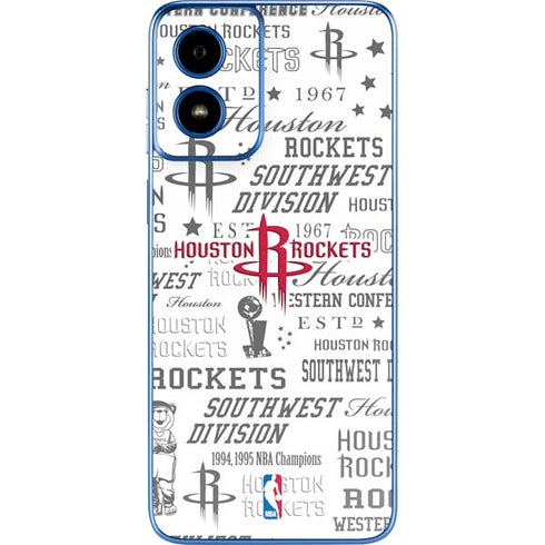 NBA Houston Rockets Historic Blast Moto G Play 4G (2024) Skin