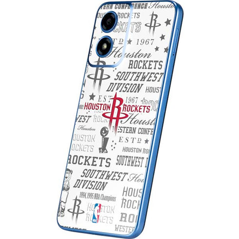 NBA Houston Rockets Historic Blast Moto G Play 4G (2024) Skin
