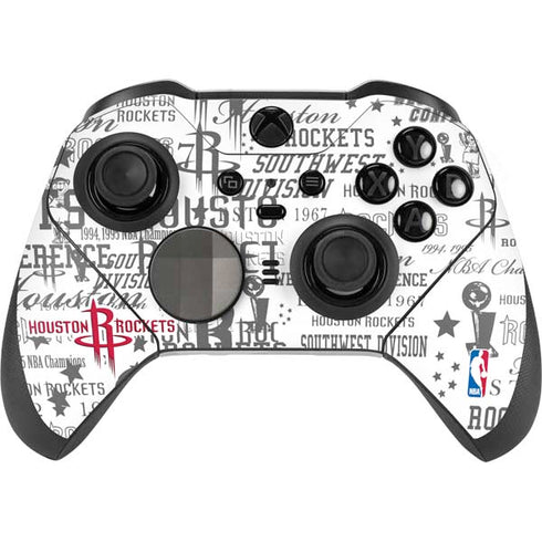 NBA Houston Rockets Historic Blast Xbox Elite Wireless Controller Series 2 Skin
