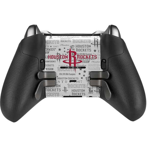 NBA Houston Rockets Historic Blast Xbox Elite Wireless Controller Series 2 Skin