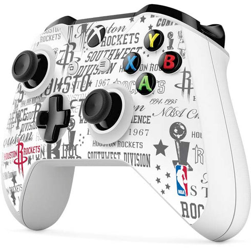 NBA Houston Rockets Historic Blast Xbox One S All-Digital Edition Bundle Skin
