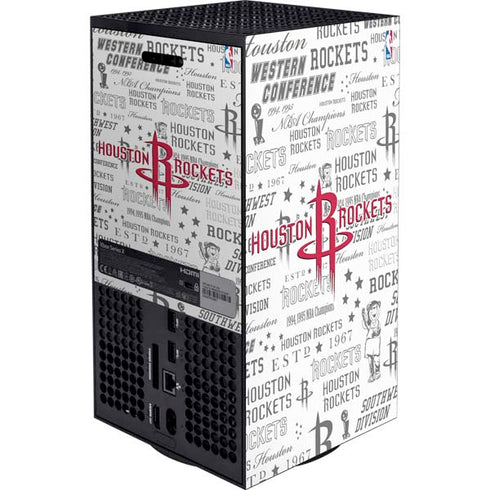 NBA Houston Rockets Historic Blast XBox Series X Digital Edition Bundle Skin