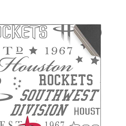 NBA Houston Rockets Historic Blast XBox Series X Digital Edition Console Skin