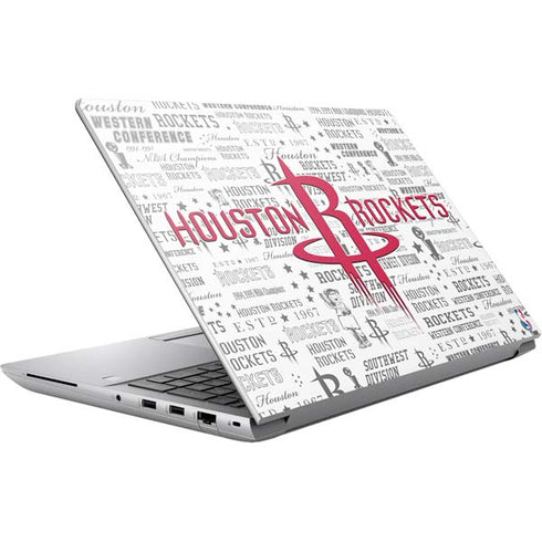 NBA Houston Rockets Historic Blast HP ZBook Fury 16 G10 Skin