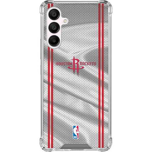 NBA Houston Rockets Home Jersey Galaxy A16 5G Clear Case