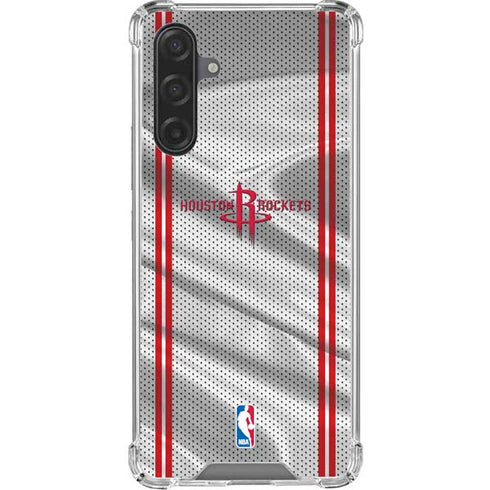 NBA Houston Rockets Home Jersey Galaxy A17 Clear Case