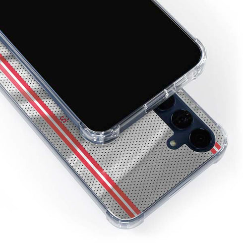 NBA Houston Rockets Home Jersey Galaxy A55 5G Clear Case