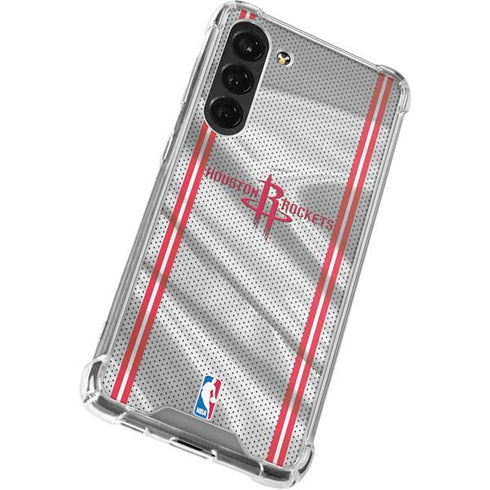 NBA Houston Rockets Home Jersey Galaxy S24 FE Clear Case