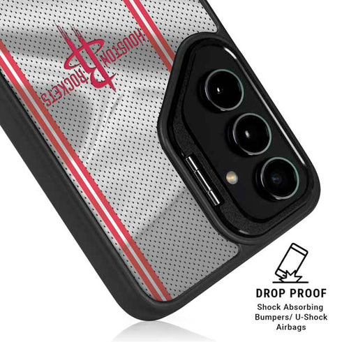 NBA Houston Rockets Home Jersey Galaxy S25 Kickstand Case