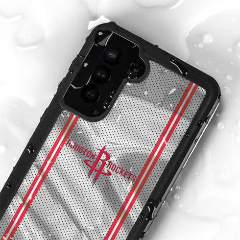 NBA Houston Rockets Home Jersey Galaxy S24 Plus Waterproof Case