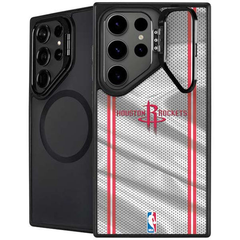 NBA Houston Rockets Home Jersey Galaxy S25 Ultra Kickstand Case