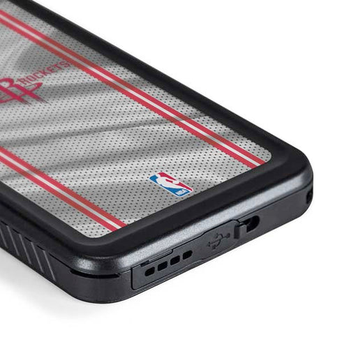 NBA Houston Rockets Home Jersey Galaxy S24 Waterproof Case