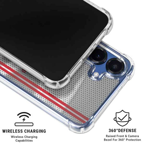 NBA Houston Rockets Home Jersey Galaxy S25 Plus Clear Case