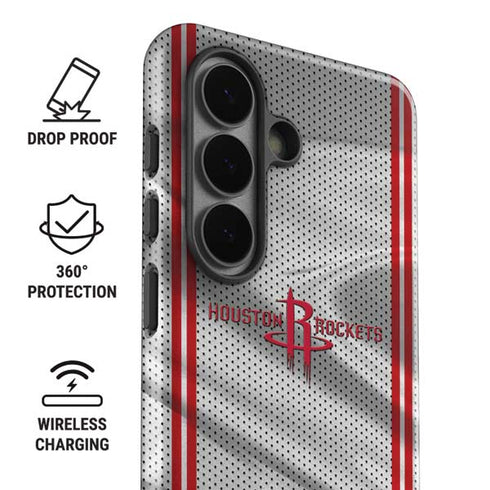 NBA Houston Rockets Home Jersey Galaxy S26 Impact Case