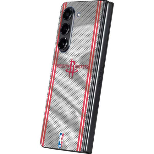 NBA Houston Rockets Home Jersey Galaxy Z Fold5 5G Skin