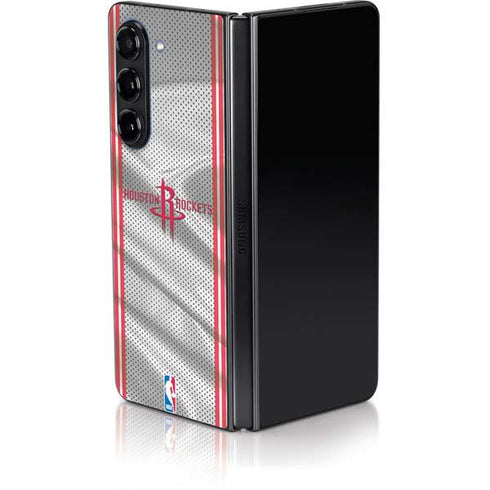 NBA Houston Rockets Home Jersey Galaxy Z Fold5 5G Skin