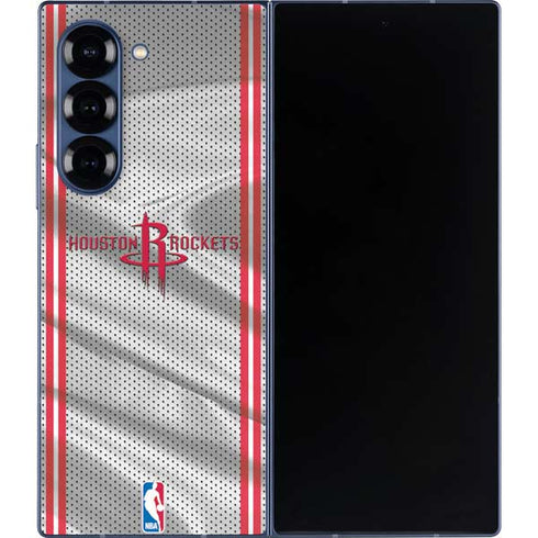 NBA Houston Rockets Home Jersey Galaxy Z Fold6 Skin